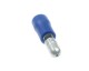 Dietz Rundstecker blau, 4 mm, fr Kabel bis 2,5 mm, 100 St. lose