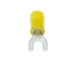 Dietz Gabel gelb, 4,3 mm, fr Kabel bis 4 mm, 100 St. lose